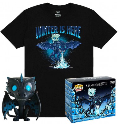 Game of Thrones POP! & Tee Box Icy Viserion Exclusive